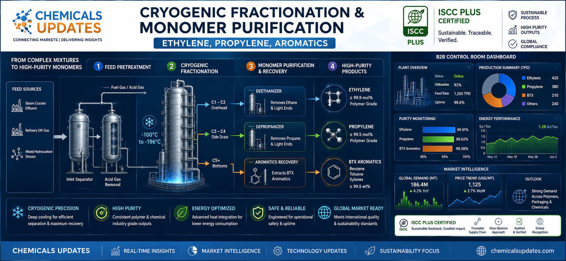 From Feedstock to Final Product: The Petrochemical Manufacturing Process
